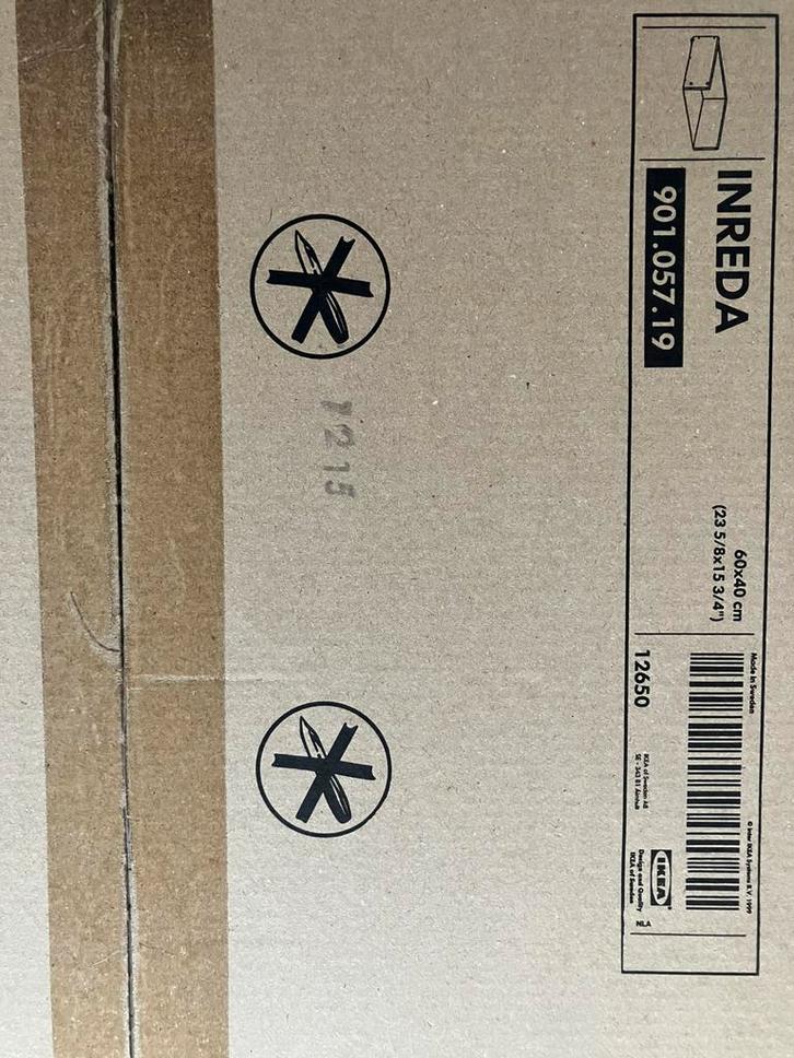 2 Ikea keukenladen Inreda 60x40cm (binnenwerk), Huis en Inrichting, Keuken | Keukenelementen, Nieuw, Minder dan 100 cm, Minder dan 50 cm