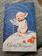 Bonzo hondje Vintage Nieuwjaarskaart, Verzamelen, Ansichtkaarten | Themakaarten, Ophalen of Verzenden, Voor 1920, Overige thema's