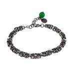 15cm tot 19cm Armband Dames RVS Byzantijnse Schakelarmband, Sieraden, Tassen en Uiterlijk, Armbanden, Staal, Birgitta-Gracht 33, 6465 EL Kerkrade, Nederland