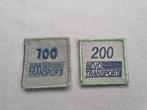 Borstpatches 100 en 200 Bevo/transport, Verzamelen, Militaria | Algemeen, Ophalen of Verzenden, Landmacht, Nederland, Embleem of Badge