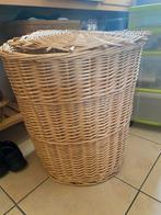 Rieten wasmand, Ophalen of Verzenden, Zo goed als nieuw, Rond, Riet