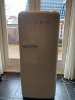 Beige Smeg FAB28 koelkast met vriesvak, Ophalen, Gebruikt, 200 liter of meer, 60 cm of meer