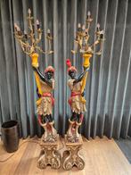 Antiek paar Blackamoor lampen, Antiek en Kunst, Antiek | Lampen, Ophalen