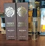 4 x MEMO Paris French Leather - 5ml Travelspray, Ophalen of Verzenden, Nieuw