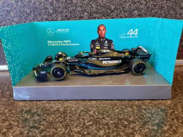 lewis hamilton f1w14 mercedes amg 2023 1/24  10 euro   beschikbaar voor biedingen