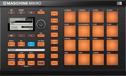 Native Instruments Maschine Mikro MK2,, Muziek en Instrumenten, Midi-apparatuur, Zo goed als nieuw, Ophalen of Verzenden