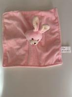 Knuffeldoekje Konijn Bunny Lichtroze Roze Crème met rammeltj, Ophalen of Verzenden, Nieuw, Konijn