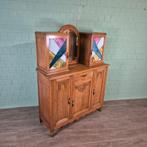 27414 Buffetkast Art-Deco 1930 Eiken, Huis en Inrichting, Kasten | Buffetkasten, Gebruikt, Ophalen of Verzenden, 150 tot 200 cm