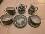 Antiek japans theeservies met Drakenmotief, Antiek en Kunst, Antiek | Servies compleet, Ophalen of Verzenden