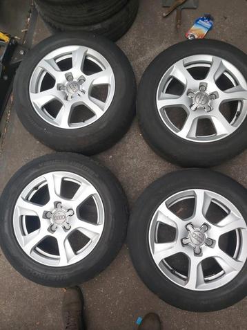 Audi 16" origineel ALU velgen 5x112 225/55R16 banden netjes beschikbaar voor biedingen