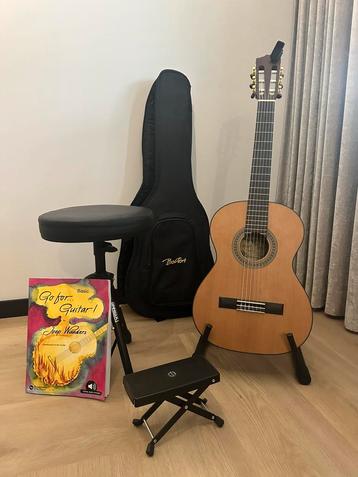Complete klassieke gitaarset te koop – junior! beschikbaar voor biedingen