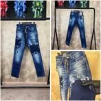 Heren Spijkerbroeken jeans slimfit jeans dsquared amiri, Kleding | Heren, Ophalen of Verzenden, Blauw