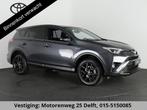 Toyota RAV4 2.5 HYBRID BLACK EDITION AUTOMAAT GARANTIE 6-202, Stof, Gebruikt, Euro 6, Bedrijf