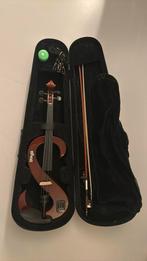 Stagg EVN 4/4 VBR elektrische viool, Muziek en Instrumenten, Strijkinstrumenten | Violen en Altviolen, Elektrisch, 4/4-viool, Ophalen of Verzenden