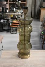 Tafellamp lampvoet PAKHA Light & Living groen glas, Ophalen of Verzenden, Zo goed als nieuw, Glas, Minder dan 50 cm