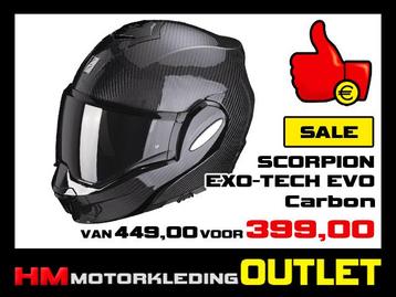 Motorhelm Scorpion EXO TECH Evo - Carbon - VOORDEEL beschikbaar voor biedingen