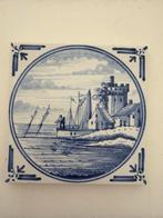 Delfts Blauw Tegeltje - Scheepsmotief, Ophalen of Verzenden