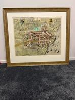 Joan Blaeu Stadsplattegrond Tiel 1649 Ingelijst, Ophalen