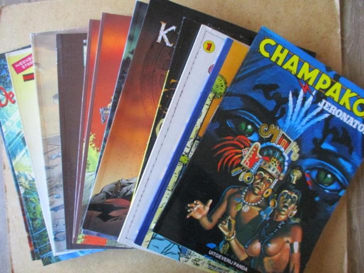 adv7898 stripboeken 3 strips, Boeken, Stripboeken, Gelezen, Eén stripboek, Ophalen