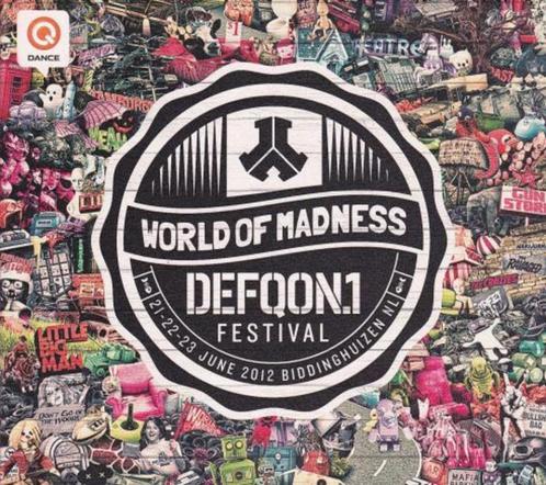 Defqon.1 Festival 2012 - World Of Madness  4CD Box Nieuw, Cd's en Dvd's, Cd's | Dance en House, Dance Populair, Boxset, Ophalen of Verzenden