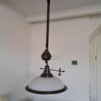 Vintage hanglamp in hoogte verstelbaar, Ophalen of Verzenden, Gebruikt