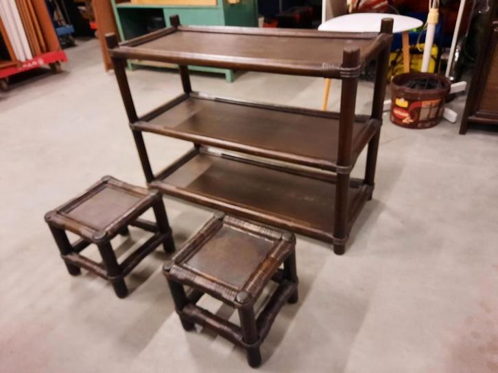 Set manou bijzettafels, Huis en Inrichting, Woonaccessoires | Etagères, Gebruikt, Ophalen