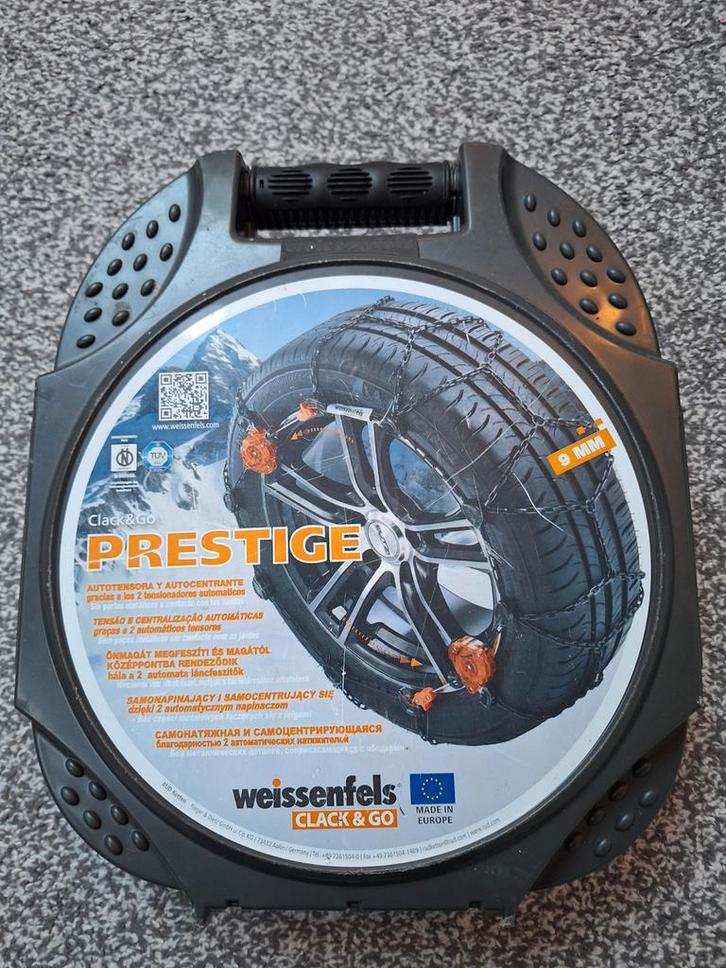 Weissenfels Clack & Go Prestige M44 13 sneeuwkettingen, Auto diversen, Sneeuwkettingen, Zo goed als nieuw, Ophalen of Verzenden