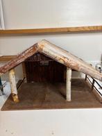Vintage kerststal handgemaakt mooie details, Diversen, Kerst, Ophalen of Verzenden