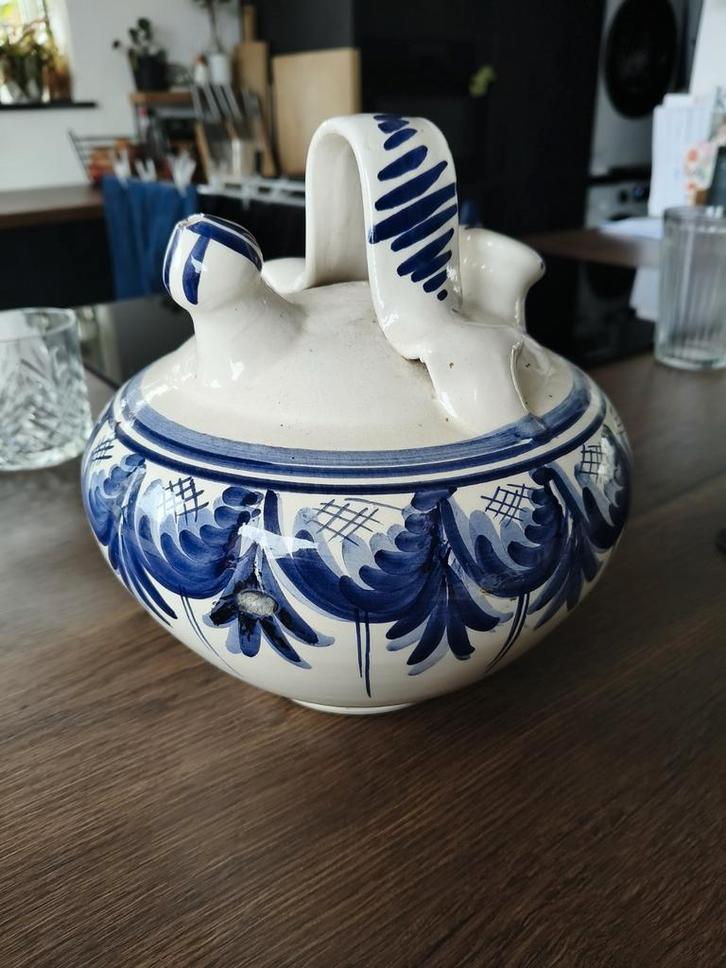 Botijo - mooie vaas - blauw - verzamelobject, Antiek en Kunst, Antiek | Schalen, Ophalen