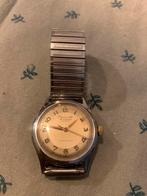 Mooi plymouth vintage jaren 60 horloge heren, Ophalen of Verzenden, Staal, Overige merken