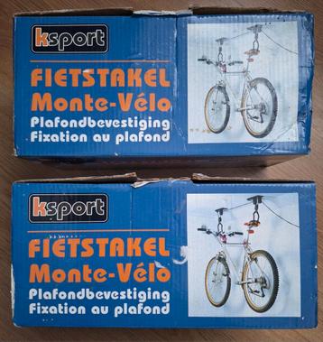 2 stuks fietstakel plafondbevestiging (NIEUW) beschikbaar voor biedingen