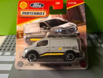 Matchbox 117 - 2023 Ford E-Transit Custom [grijs] 1/60 MIB beschikbaar voor biedingen