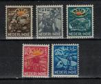 A571 Ned.Indie 230/34 postfris, Postzegels en Munten, Postzegels | Nederlands-Indië en Nieuw-Guinea, Nederlands-Indië, Verzenden