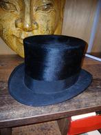 Elegante zwarte hoge hoed, Kleding | Heren, Hoeden en Petten, Ophalen of Verzenden, Zo goed als nieuw, Albra-hat, Hoed