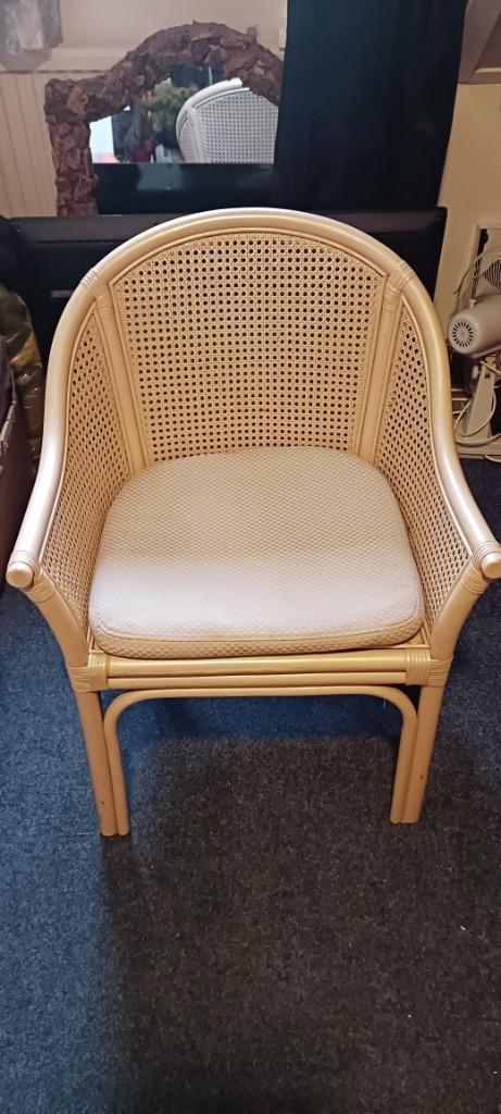 Eetkamerstoelen webbing Rohe vintage Thonet Ciska, Antiek en Kunst, Antiek | Meubels | Stoelen en Banken, Ophalen