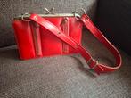 Vintage jaren 70 rood kindertasje met ritsjes, Sieraden, Tassen en Uiterlijk, Ophalen of Verzenden, Rood