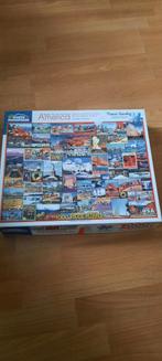 White Mountain America Puzzel 1000 stukjes, Hobby en Vrije tijd, Denksport en Puzzels, Ophalen of Verzenden, 500 t/m 1500 stukjes