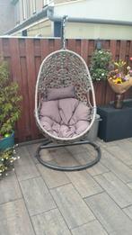 Hangstoel,egg, Tuin en Terras, Tuinstoelen, Ophalen, Zo goed als nieuw, Wicker, Verstelbaar