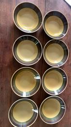 8 diepe borden Stavangerflint Honey Norway, Huis en Inrichting, Ophalen, Keramiek, Zo goed als nieuw, Bord(en)