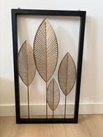 Wanddecoratie Gouden Bladeren in Frame, Ophalen of Verzenden, Zo goed als nieuw