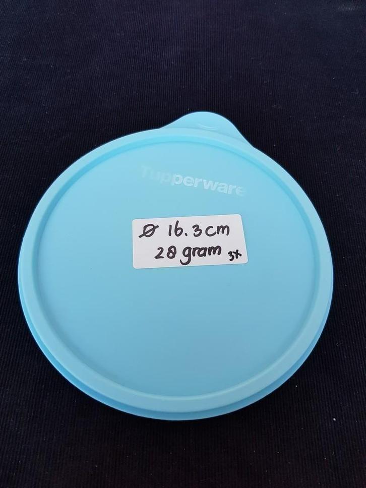 T056 Deksel, zuurprikker, Tupperware, Huis en Inrichting, Keuken | Tupperware, Zo goed als nieuw, Blauw, Ophalen of Verzenden