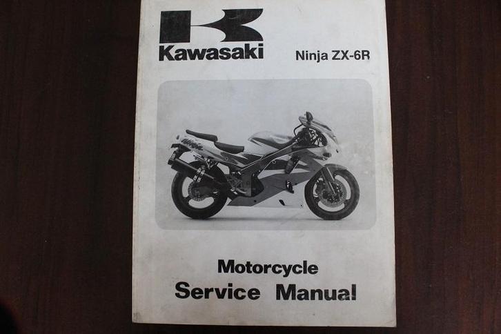 Kawasaki ZX-6R 1995 motorcycle service manual ZX600-F1, Motoren, Handleidingen en Instructieboekjes, Kawasaki, Ophalen of Verzenden