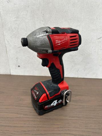 Milwaukee slagschroevendraaier | 4Ah accu | werkt perfect beschikbaar voor biedingen