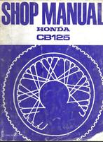 Honda CB125 shop manual (7619z) motor, Motoren, Ophalen of Verzenden, Honda