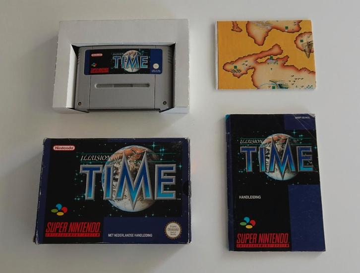 Illusion Of Time compleet voor Super Nintendo, Spelcomputers en Games, Games | Nintendo Super NES, Zo goed als nieuw, Overige genres