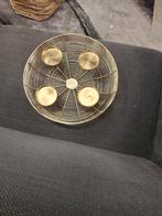 Draadmand met Kaarsenhouders, Ophalen of Verzenden, Bruin, Metaal, Minder dan 25 cm