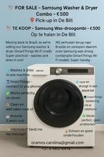 Samsung Was-droogcombinatie - In Topstaat!, Ophalen, Zo goed als nieuw, Voorlader, 90 tot 95 cm
