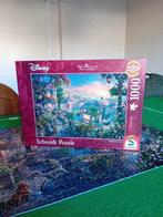 Schmidt puzzel - Thomas Kinkade - Lady and the Tramp, Ophalen of Verzenden, 500 t/m 1500 stukjes, Zo goed als nieuw, Legpuzzel