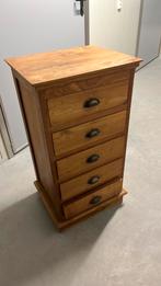 Teakhouten ladekast, Ophalen, 50 tot 100 cm, Zo goed als nieuw, Minder dan 100 cm