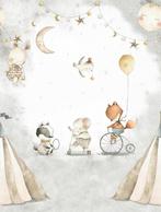 Dutch behang cute walls beer/giraf/circus/hert, Ophalen of Verzenden, Nieuw, Wanddecoratie